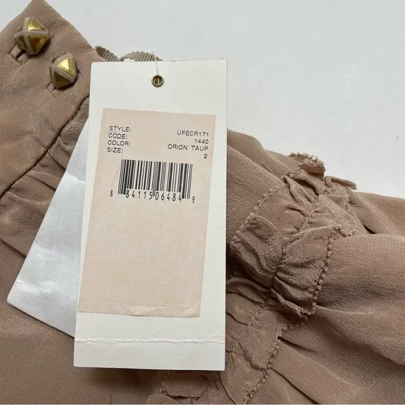 NWT ANTHRO LEIFSDOTTIR layered silk mini skirt - Picture 3 of 7